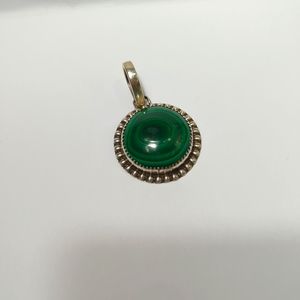 Malachite & Sterling Silver Pendant